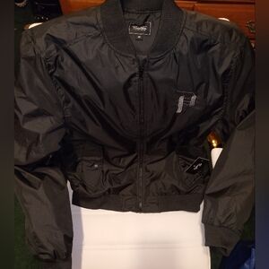 NWT Primitive Skateboarding Black Bomber Jacket Size Medium